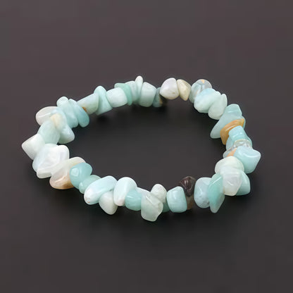 Chip Bead Stretch Bracelet 7.5inch