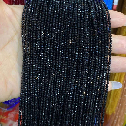 Nano Beads Tiny Round Faceted Beads 2mm 3mm