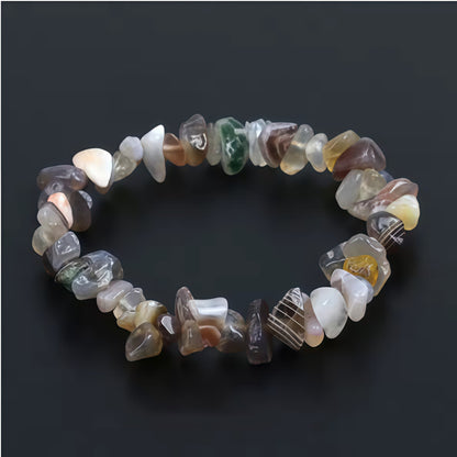 Chip Bead Stretch Bracelet 7.5inch