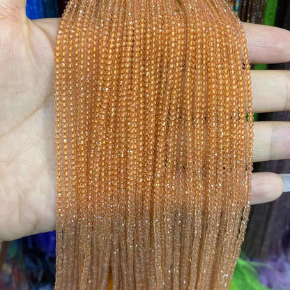Nano Beads Tiny Round Faceted Beads 2mm 3mm