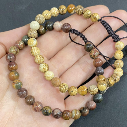 Bracelet en cristal tressé double pour la force et le pouvoir