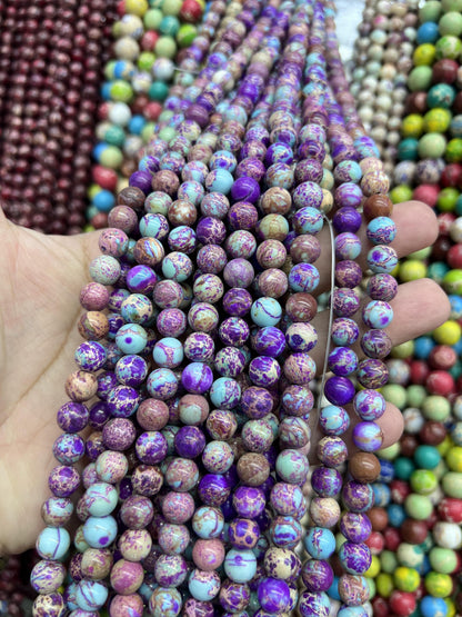 Sea Sediment Imperial Jasper Loose Beads Free Shiping