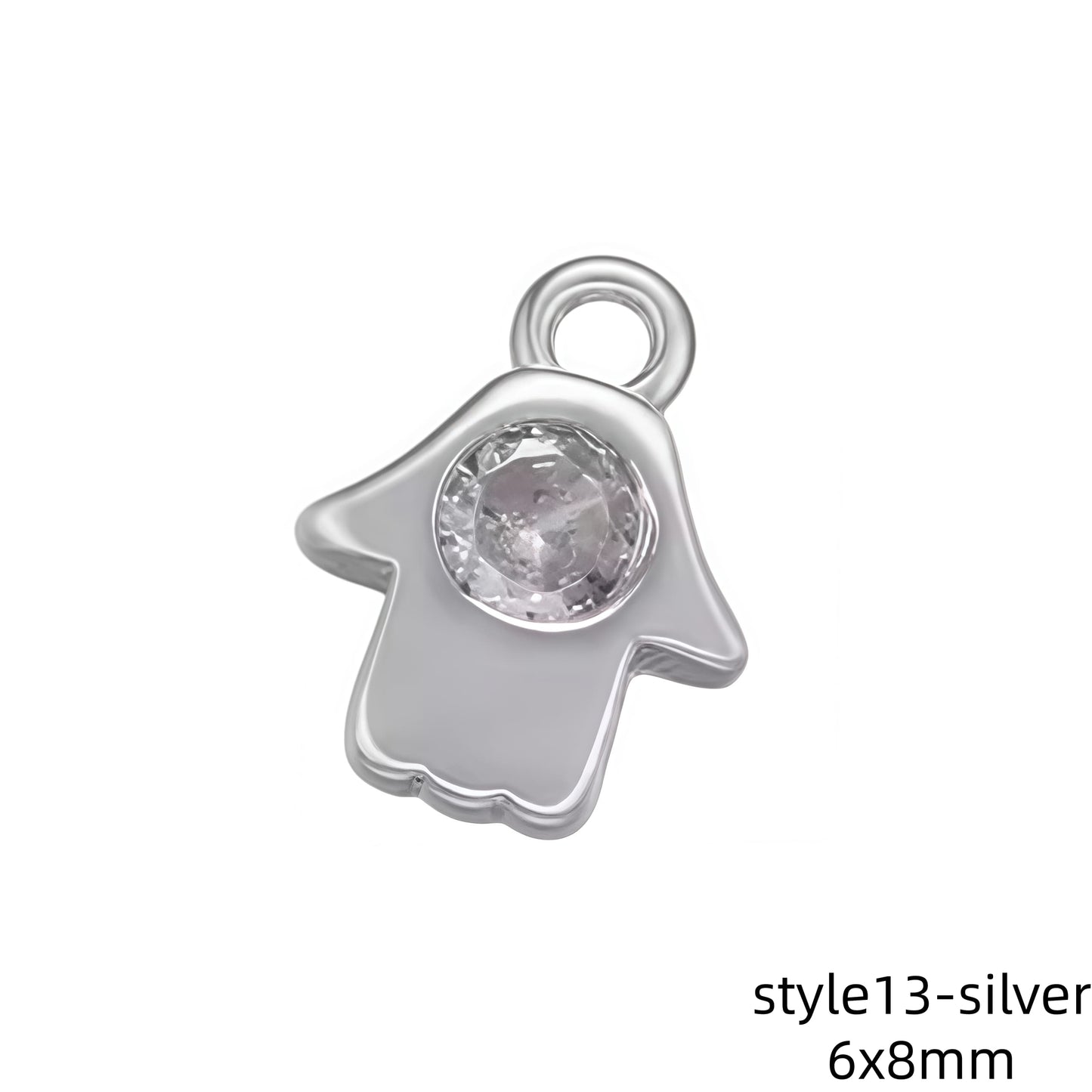 1Pcs Gold Color Silver Color Sun Moon Mini Charms