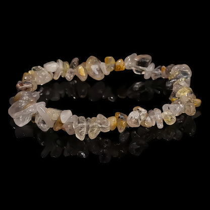 Chip Bead Stretch Bracelet 7.5inch