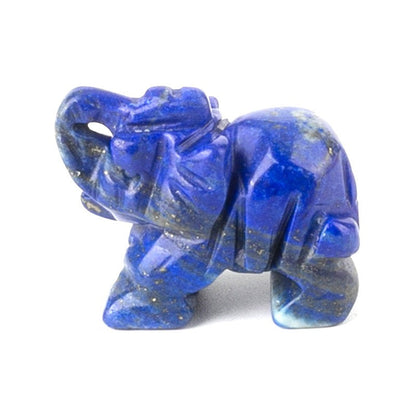 Elephant Figurine Hand Carved Animal Figurine