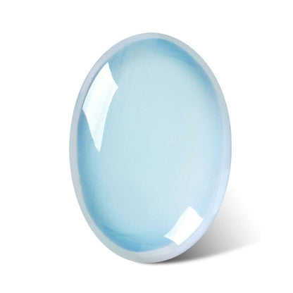Oval Palm Stone, Polished Oval Gemstone Pocket Palm Stone Gift