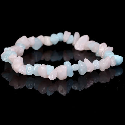 Chip Bead Stretch Bracelet 7.5inch
