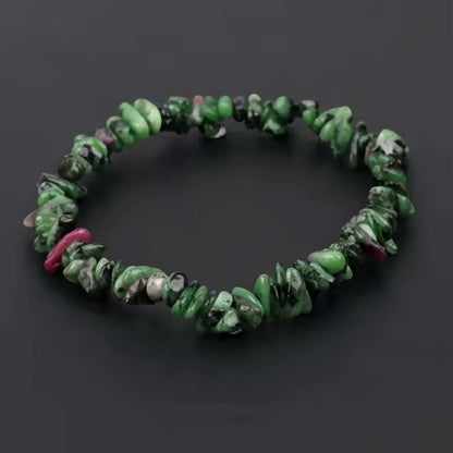 Chip Bead Stretch Bracelet 7.5inch