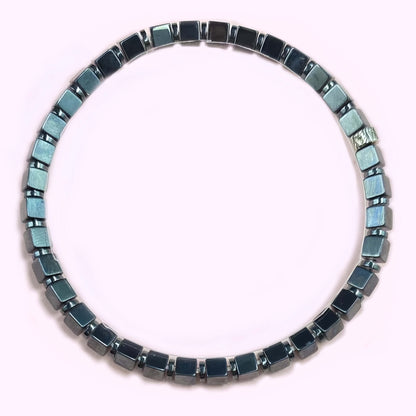 Cube Hematite for Weight Loss Crystal Bracelet