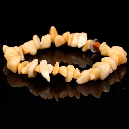 Chip Bead Stretch Bracelet 7.5inch