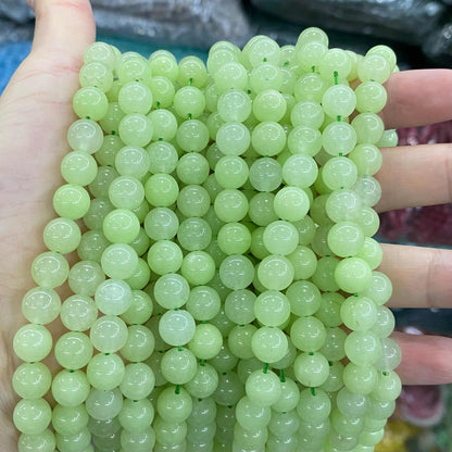 $1.99-8mm Color Jade Beads Round Smooth/Faceted Beads
