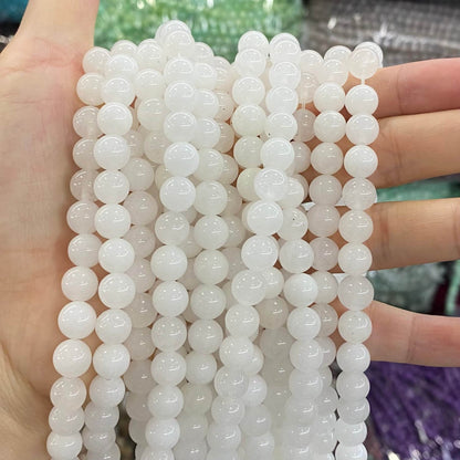 Color Jade Beads Round Smooth/Faceted Beads 6mm/8mm/10mm
