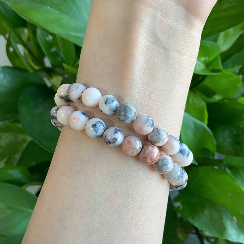 Pink Zebra Jasper Bracelet $9.99/4PCS